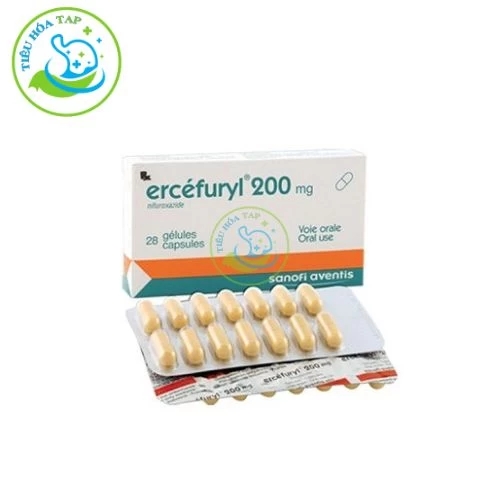 Ercefuryl 200mg - Hộp x 2vỉ x 14 viên